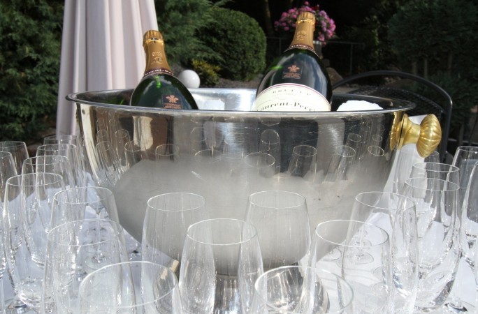Champagner-Empfang