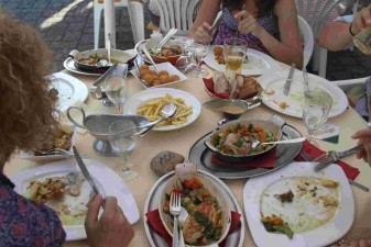 Sonnenterrasse mit Bagges