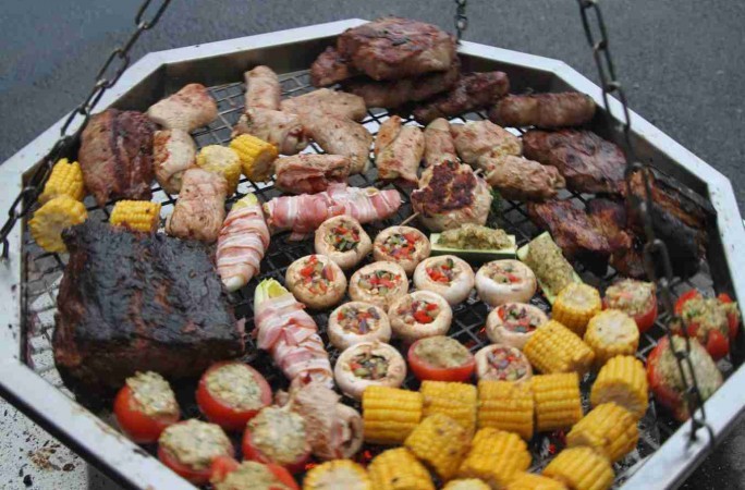 bunt gemischer Grillspass